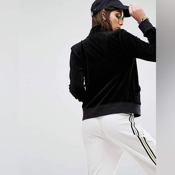 Juicy Couture Black Label Trk Velour Fairfax Jacket - Picture 6 of 6